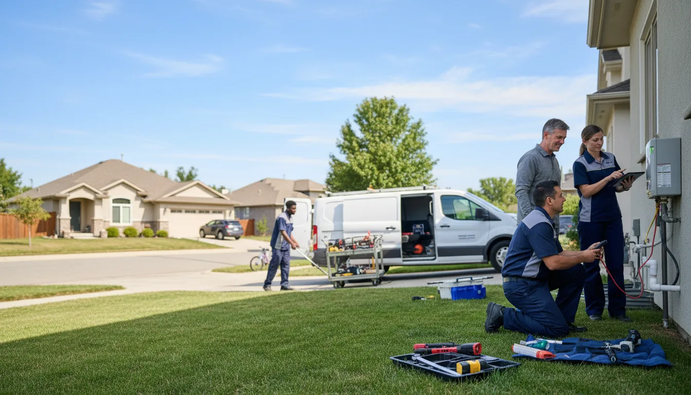 Tankless water heater service in Hubbard, TX